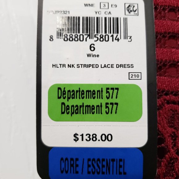 GUESS Lace Illusion Halter Dress - Picture 4 of 6